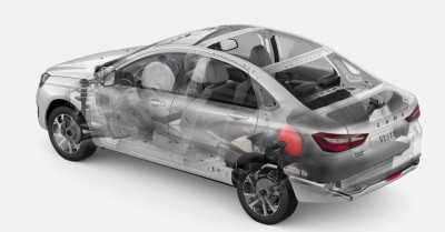 Запущена в продажу  Lada Vesta CNG с газовым баллоном